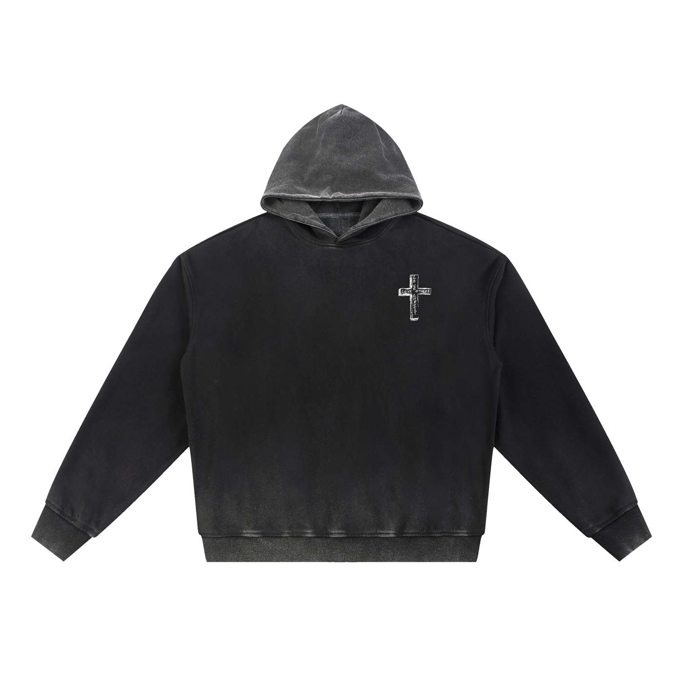 Love Christ, Love Others - Vintage Washed Hoodie