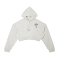 Love Christ, Love Others - Women's Cropped Hoodie